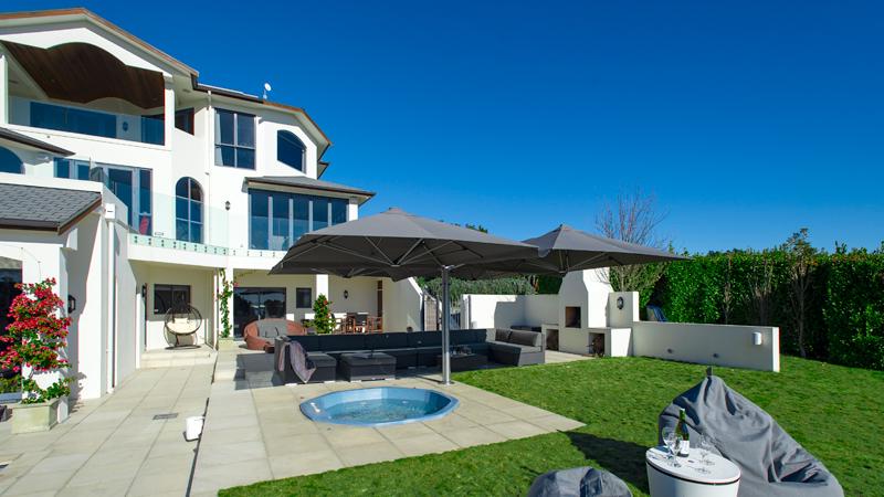 Shadowspec Unity™ Cantilever Umbrella - Square Trio 10’-Patio Pelican