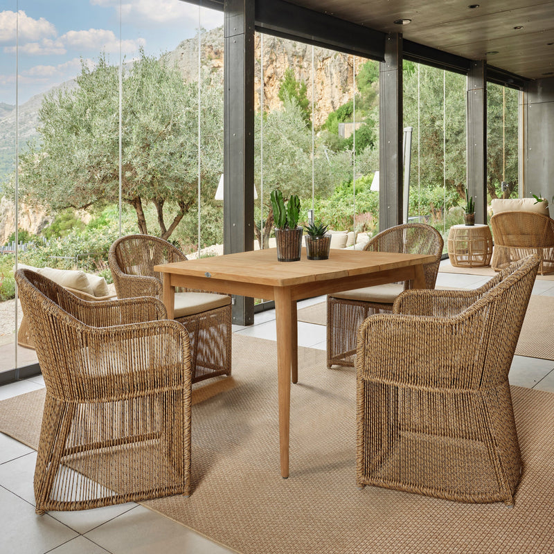 Skyline Design Calixto 5-Piece Square Dining Set-Patio Pelican