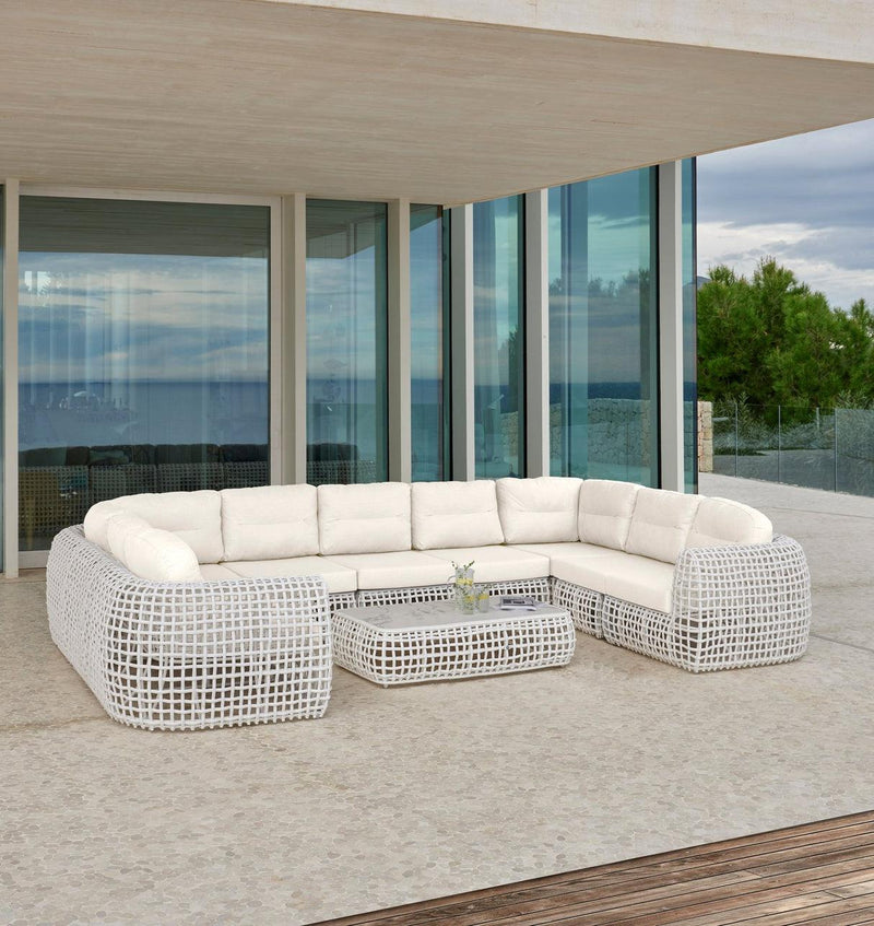 Skyline Design Dynasty Corner - White Mushroom-Patio Pelican