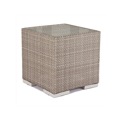 Skyline Design Paloma Side Table with Glass-Patio Pelican