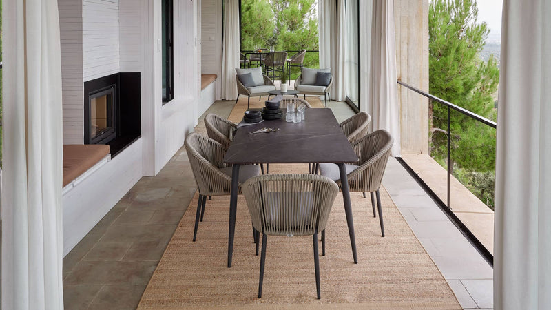 Skyline Design Rodona 7-Piece Rectangular Dining Set-Patio Pelican