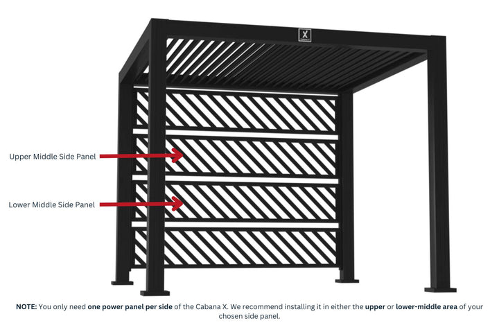 StruXure Cabana X PowerPanel – Patio Pelican StruXure Cabana X PowerPanel – Patio Pelican
