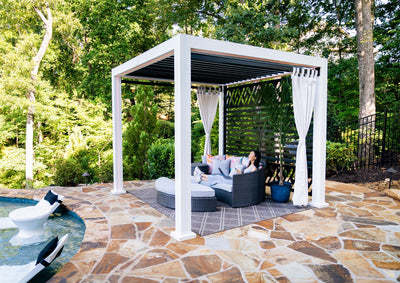 StruXure Sunbrella Curtains & Curtain Rods-Patio Pelican