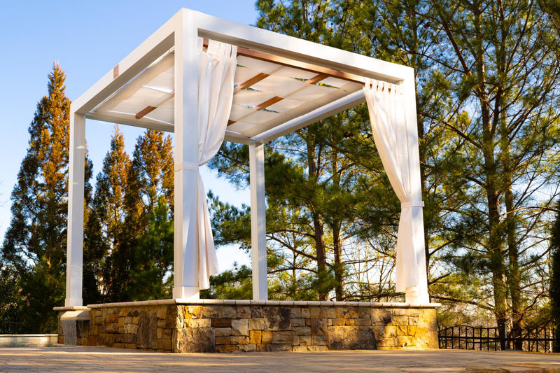StruXure Sunbrella Curtains & Curtain Rods-Patio Pelican