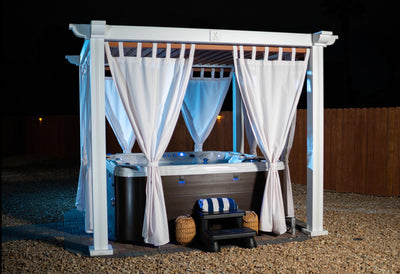 StruXure Sunbrella Curtains & Curtain Rods-Patio Pelican