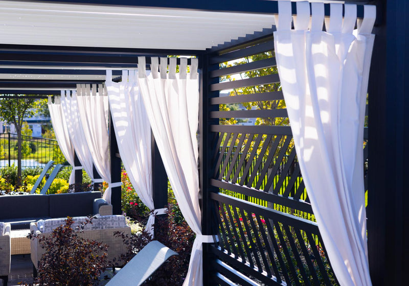 StruXure Sunbrella Curtains & Curtain Rods-Patio Pelican