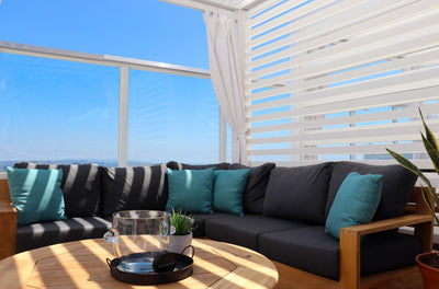 StruXure Sunbrella Curtains & Curtain Rods-Patio Pelican