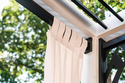 StruXure Sunbrella Curtains & Curtain Rods-Patio Pelican