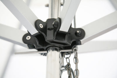 Swift Center Pole Patio Umbrella (1.25" Telescopic Pole Ø) - Woodline Shade Solutions-Patio Pelican