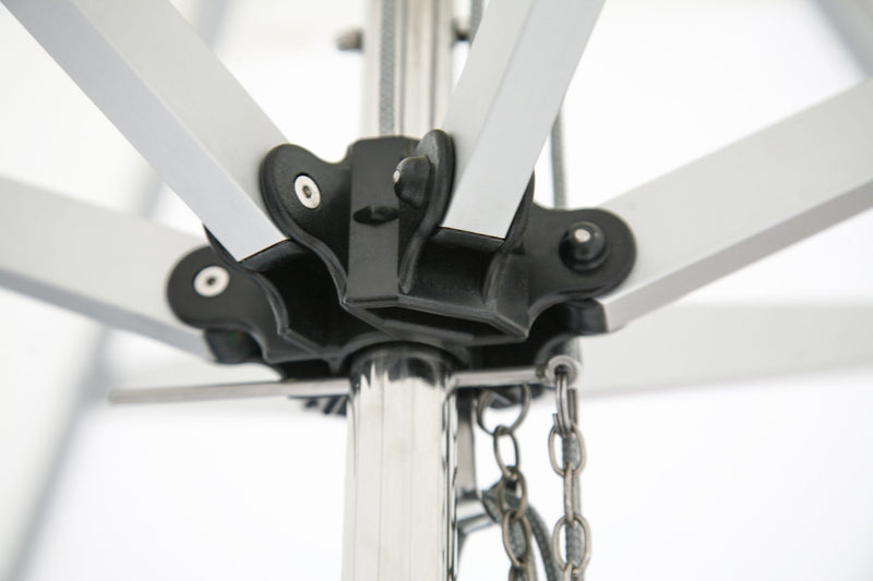 Swift Center Pole Patio Umbrella (1.25" Telescopic Pole Ø) - Woodline Shade Solutions-Patio Pelican