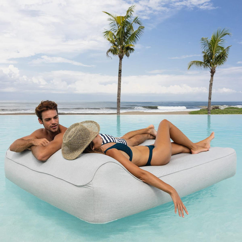 The Fillup Club Outdoor Inflatable Twin Sunlounger-Patio Pelican