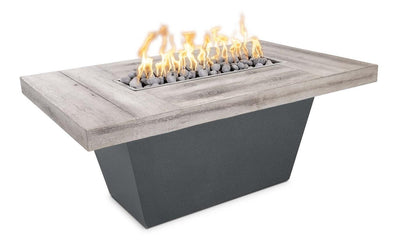 The Outdoor Plus 48" Tacoma Fire Table - Wood Grain-Patio Pelican
