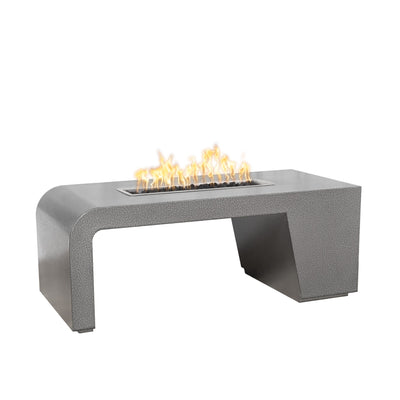 The Outdoor Plus 96" Rectangular Maywood Fire Table - Powder Coated Metal-Patio Pelican