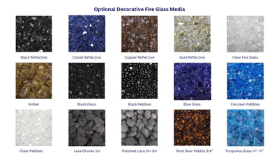The Outdoor Plus Decorative Fire Glass Media-Patio Pelican