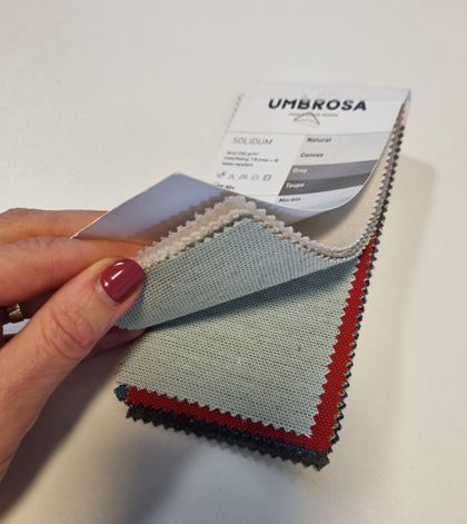 Umbrosa Fabric Sample-Patio Pelican