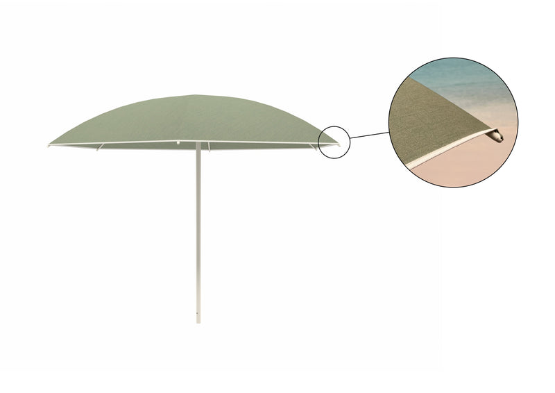 Umbrosa Nata UX Nostalgic Plu Centerpost Umbrella-Patio Pelican