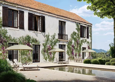 Umbrosa Nata UX Plu Apio Centerpost Umbrella-Patio Pelican