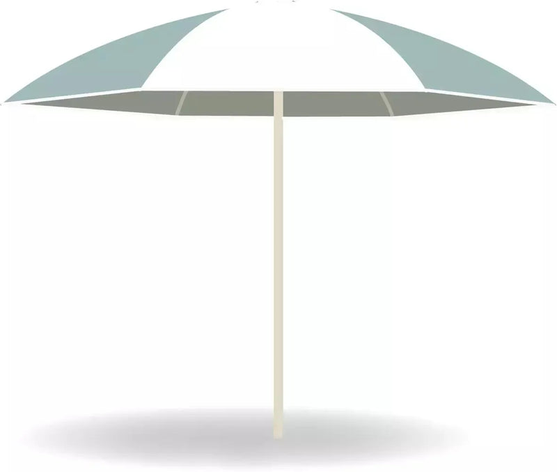 Umbrosa Nata UX Plu Beach Centerpost Umbrella-Patio Pelican