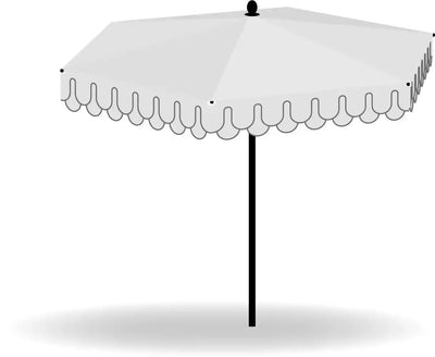 Umbrosa Nata UX Roman Castle Centerpost Umbrella-Patio Pelican
