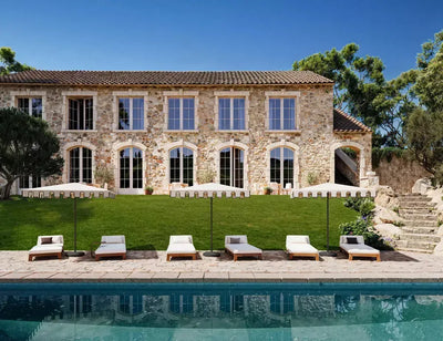 Umbrosa Nata UX Roman Nectar Centerpost Umbrella-Patio Pelican