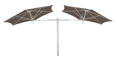 Umbrosa Paraflex Duo Round Umbrella-Patio Pelican