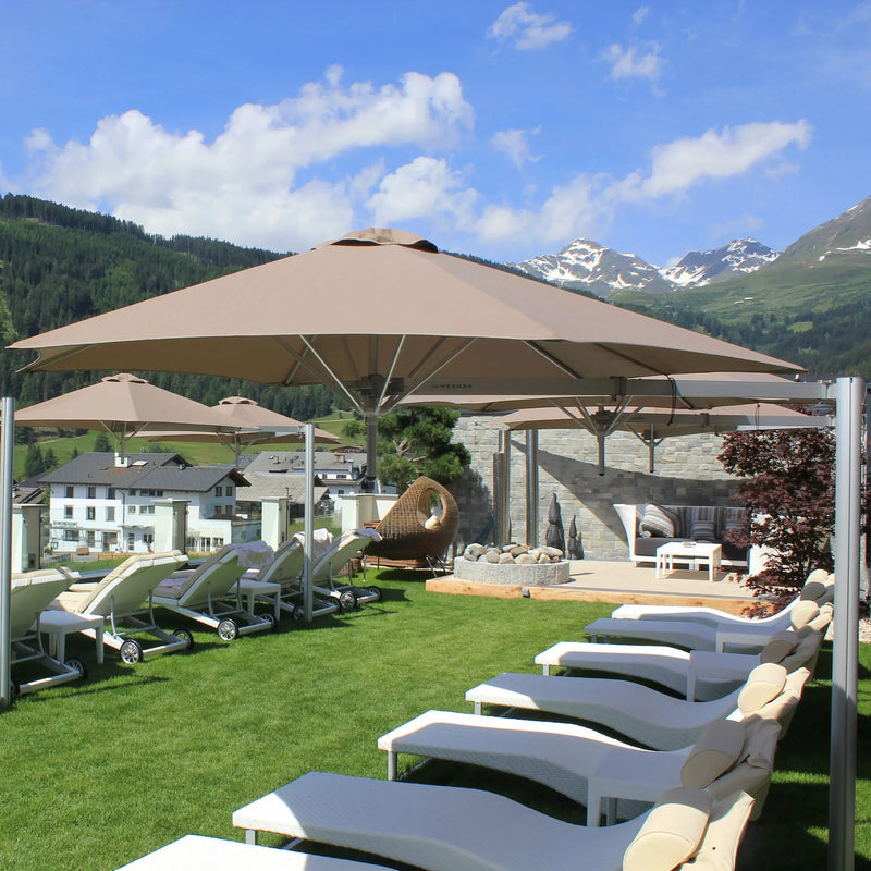Umbrosa Paraflex Mono Cantilever Umbrella - Round-Patio Pelican