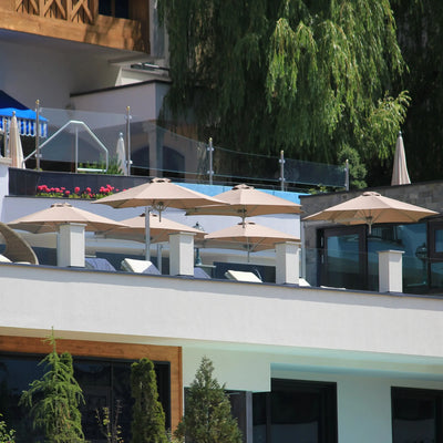 Umbrosa Paraflex Mono Cantilever Umbrella - Round-Patio Pelican