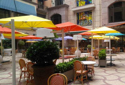 Umbrosa Paraflex Mono Cantilever Umbrella - Square-Patio Pelican