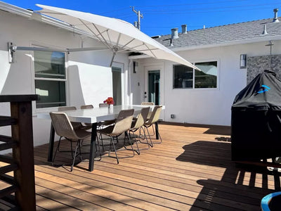 Umbrosa Paraflex Wall Mounted Umbrella - Round-Patio Pelican
