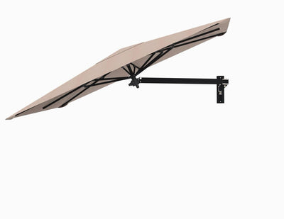Umbrosa Paraflex Wall Mounted Umbrella - Square-Patio Pelican