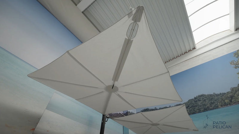 Umbrosa Spectra Duo Cantilever Umbrella-Patio Pelican