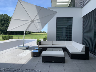 Umbrosa Versa UX Architecture Square Umbrella-Patio Pelican