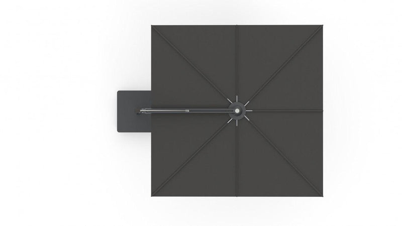 Umbrosa Versa UX Full Black Square Umbrella-Patio Pelican