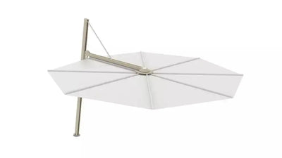 Umbrosa Versa UX Latte Round Umbrella-Patio Pelican