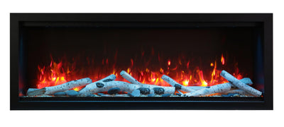 Amantii 100" Symmetry Extra Tall Built-in Smart WiFi Indoor/Outdoor Electric Fireplace-Patio Pelican