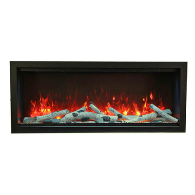 Amantii 34" Symmetry Extra Tall Built-in Smart WiFi Indoor/Outdoor Electric Fireplace-Patio Pelican