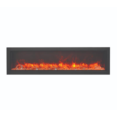 Amantii 40" Panorama Deep Smart Indoor/Outdoor Built-in Electric Fireplace-Patio Pelican