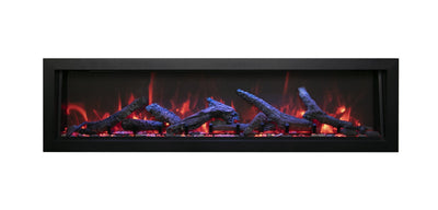 Amantii 40" Panorama Deep Smart Indoor/Outdoor Built-in Electric Fireplace-Patio Pelican