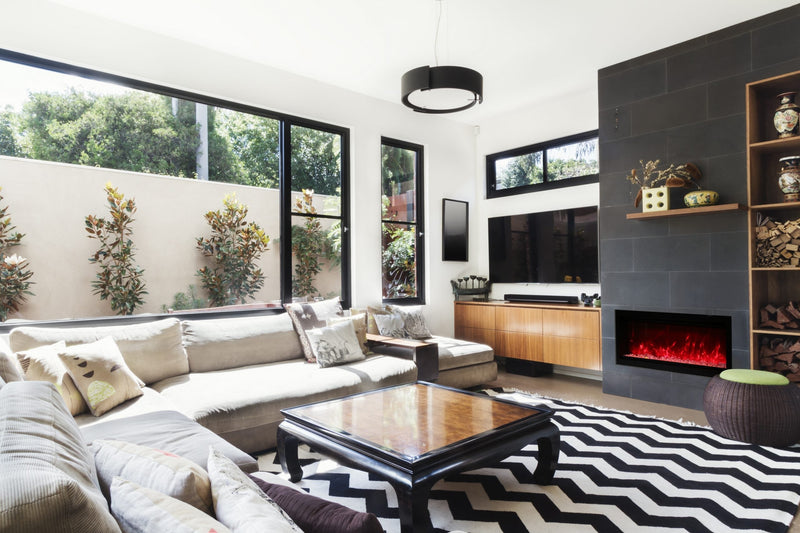 Amantii 42" Symmetry Smart Built-In Electric Indoor/Outdoor Fireplace-Patio Pelican