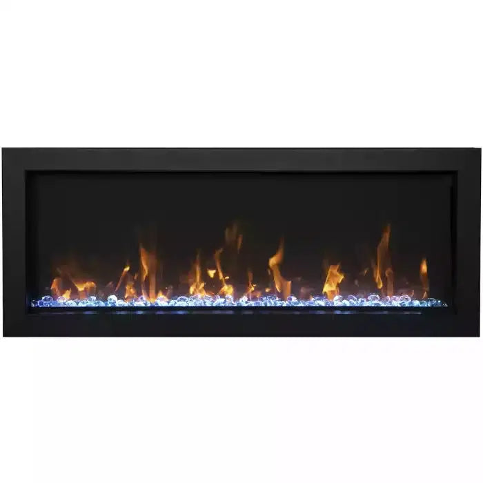 Amantii 50" Panorama Extra Slim Smart Indoor/Outdoor Built-in Electric Fireplace-Patio Pelican