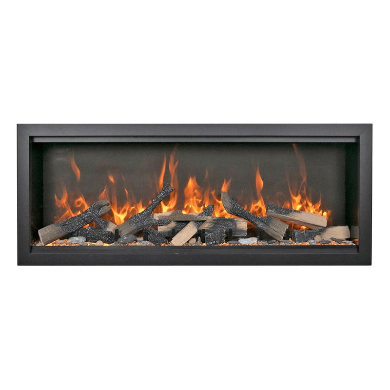 Amantii 50" Symmetry Bespoke Extra Tall Electric Indoor/Outdoor Fireplace-Patio Pelican