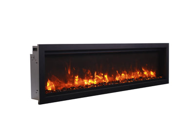 Amantii 50" Symmetry Smart Built-In Electric Indoor/Outdoor Fireplace-Patio Pelican