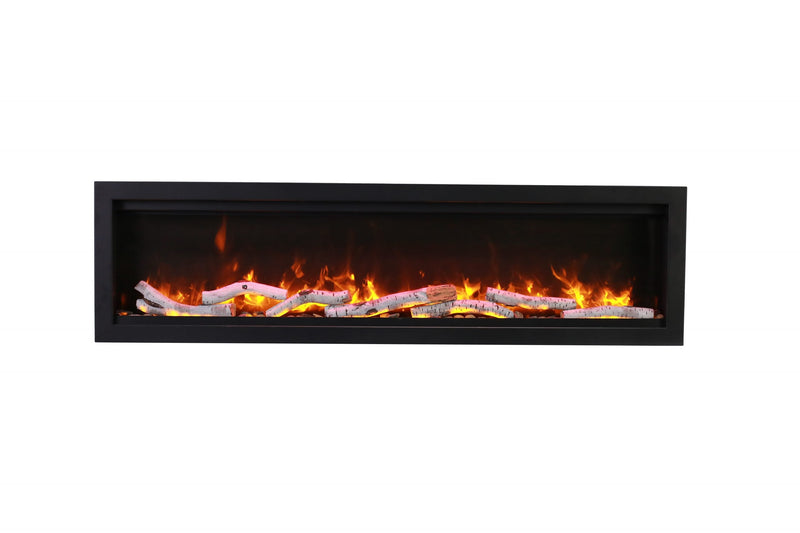Amantii 50" Symmetry Smart Built-In Electric Indoor/Outdoor Fireplace-Patio Pelican