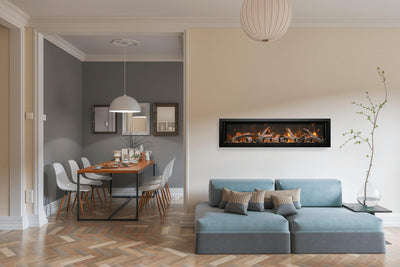 Amantii 60" Panorama Deep Smart Indoor/Outdoor Built-in Electric Fireplace-Patio Pelican