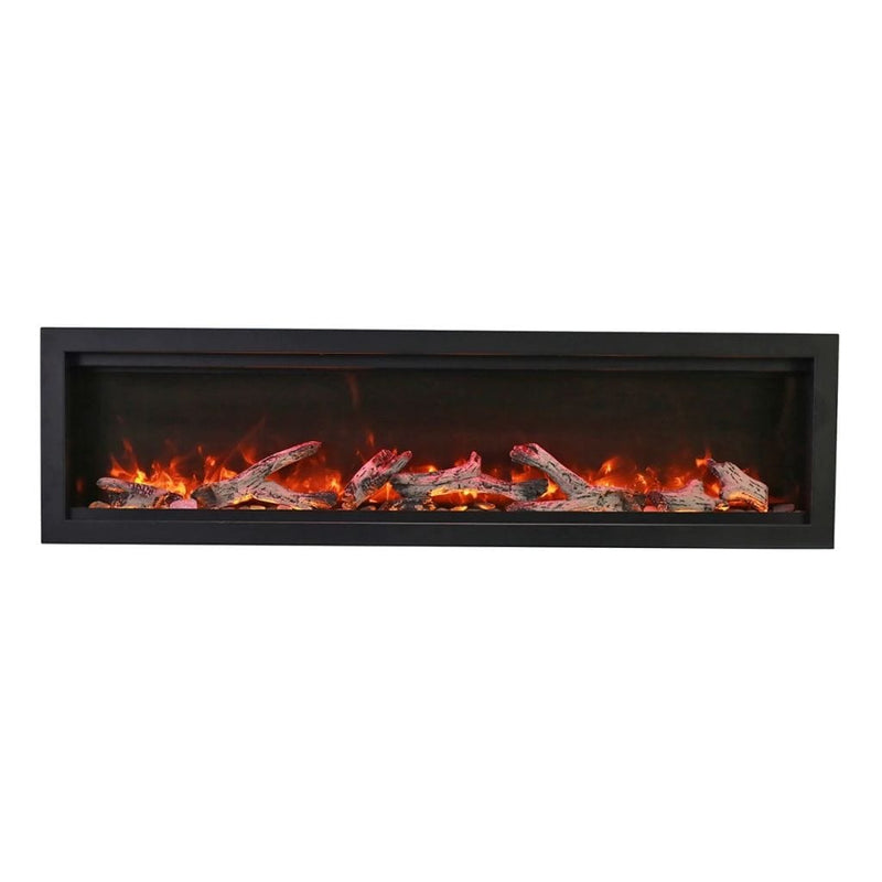 Amantii 60" Symmetry Bespoke Built-In Electric Outdoor Fireplace-Patio Pelican