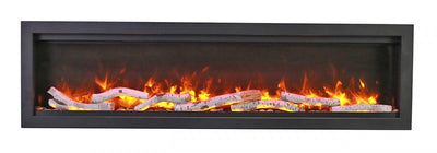 Amantii 60" Symmetry Bespoke Built-In Electric Outdoor Fireplace-Patio Pelican