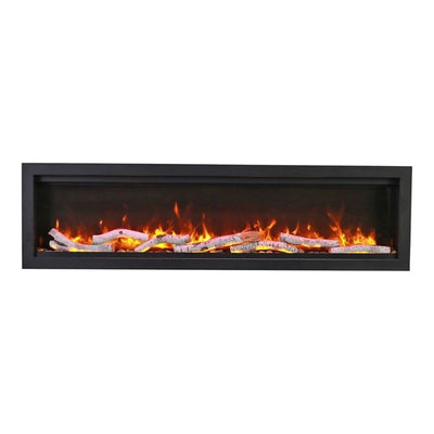 Amantii 60" Symmetry Bespoke Built-In Electric Outdoor Fireplace-Patio Pelican