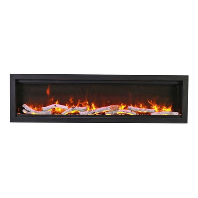 Amantii 60" Symmetry Bespoke Built-In Electric Outdoor Fireplace-Patio Pelican