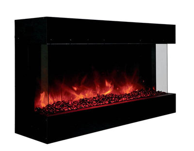 Amantii 60" Tru View XL Deep Smart Electric Indoor/Outdoor Fireplace-Patio Pelican