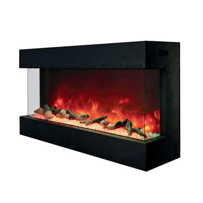 Amantii 60" Tru View XL Deep Smart Electric Indoor/Outdoor Fireplace-Patio Pelican